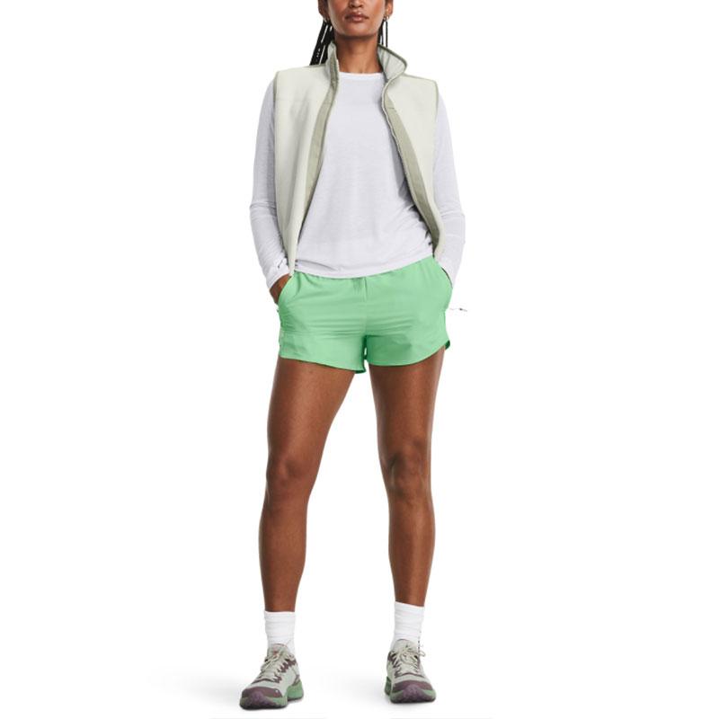 Under Armour Жилет для женщин из микрофлиса Maxx Color Block Outdoor Sports, зеленый 1379921-502