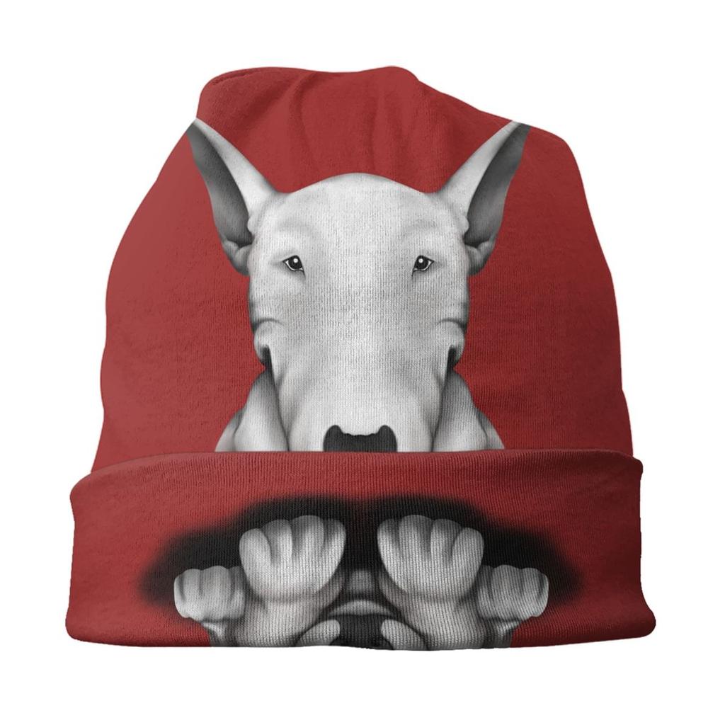 Английские шапки с черепами для бультерьера, уличная зимняя теплая женская вязаная шапка унисекс, шапка с капюшоном для животных, домашних питомцев, щенков