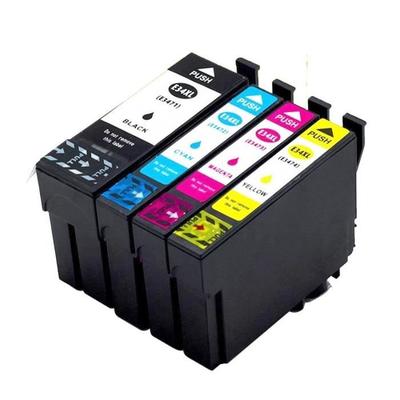 Картридж 4 шт. 1 НАБОР Совместимые картриджи для Epson 34 XL WorkForce Pro WF-3720DWF WF-3725DWF картридж T3471