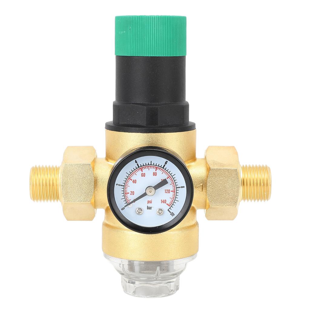 Редуктор давления воды G1/2 DN15 Клапан регулирования давления воды Латунный редукционный клапан с 