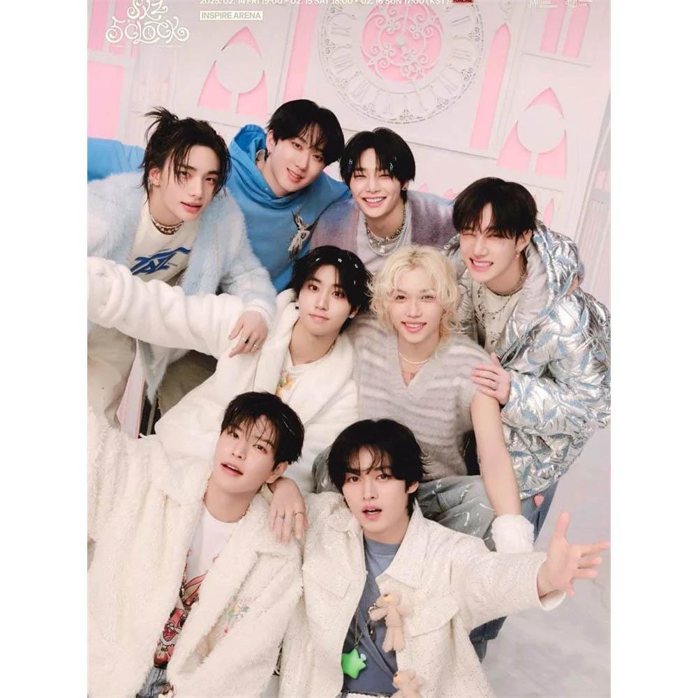 Популярная Kpop S-Stray Kids 5D DIY Полная круглая Алмазная мозаика Домашняя Гостиная Спальня Эстетика Бар