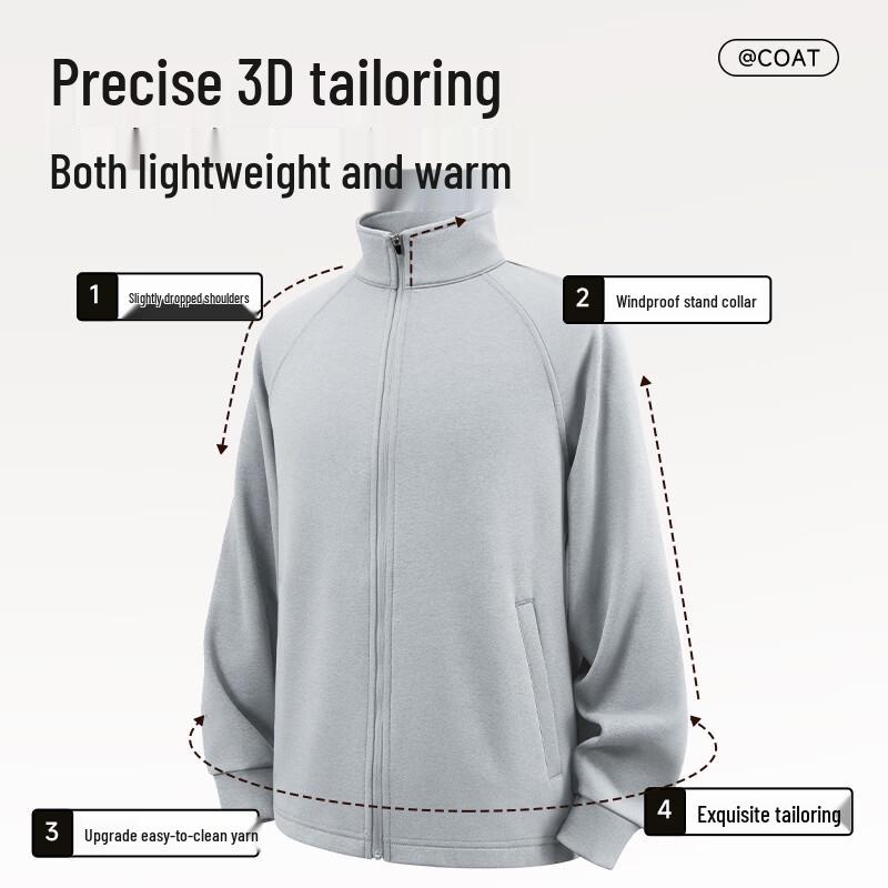 JEEP Men's Quick-Dry Stand-Up Collar Jacket