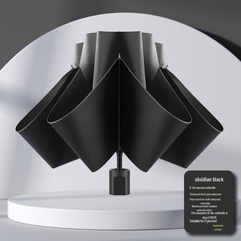 Очень большой зонт-солнцезащитный двойного назначения: Плотный, Усиленный, Складной для Солнца и Дождя