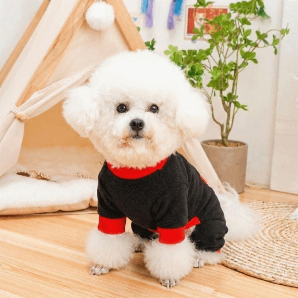Warm Dog Towing Suit Comfortable Dog Four Legged Clothing Dog Pajamas  Autumn Winter