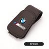 Car Sun Visor Eyeglass Hanger Leather Storage Holder Clip For BMW X3 X5 M5 M3 E46 E90 E60 F10 E39 F30 E36 G30 E87 E70 E222