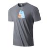 Summer New Ice Silk Breathable Sports Quick-Drying T-Shirt Men'S Outdoor Moisture-Absorbing Short-Sleeved Crew Neck T-Shirt