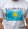 Флаг Казахстана - белая детская футболка для мальчиков топ дизайн страны - s s детские размеры для малышей
