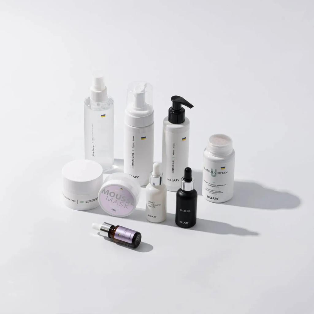 Complete Care Set for Dry and Sensitive Skin Perfect 9 Hillary