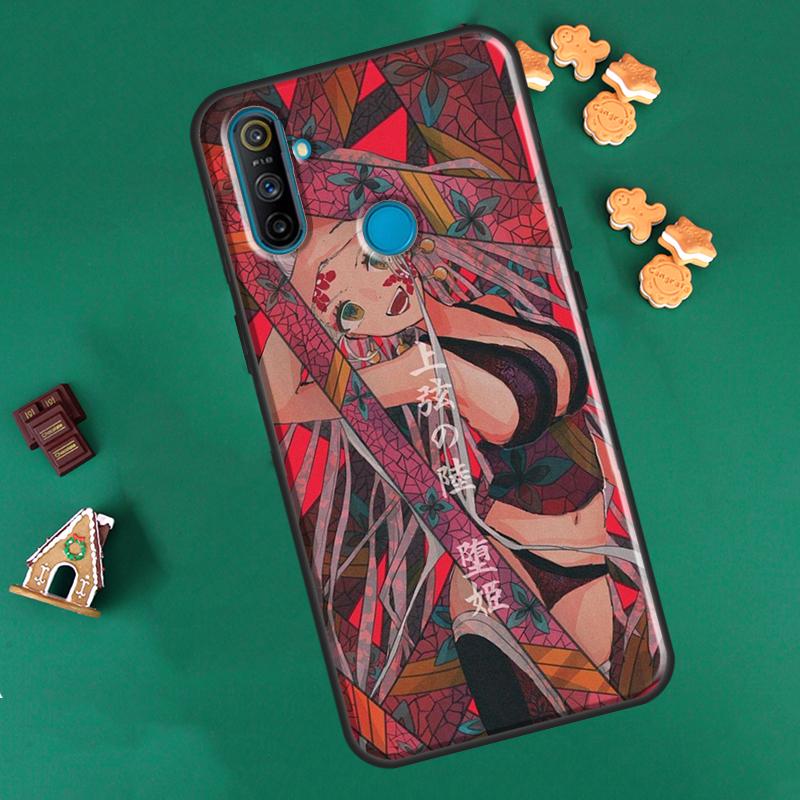 Чехол Demon Slayer Daki для OnePlus 10 Pro 9 Pro 8T 9R Nord2, чехол для Realme 8i 9i 8 Pro C21 GT Neo 2 Master