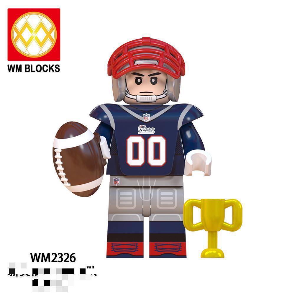 WM6135-2326 Rugby Series Puzzle Assembly Building Blocks Toy