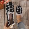 Women Flats Soft Bottom Knitted Flat Round-toe Women Shoes Shallow-mouth Plus Size Casual Loafers Shoes Women Zapatos De Mujer