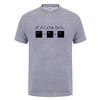Cool Office If All Else Fails CTRL ALT DEL Tech Support Geek T Shirt Men Summer Cotton Short Sleeve Funny Joke Gift Tshirt