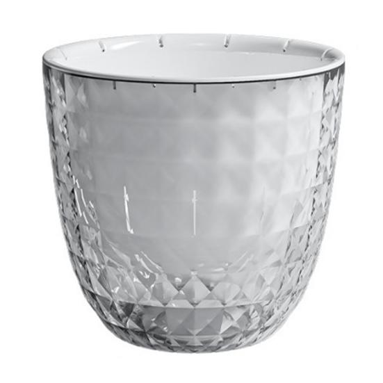 Самополивающийся цветочный горшок Видимый двухслойный плантатор с фитильным шнуром Самополивающийся горшок для растений для комнатных растений Орхидеи Травы