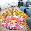 One Piece Tony Tony Chopper Round Area Rug Carpet Rug For Living Room Bedroom Sofa Playroom Decor Nonslip Floor Mat