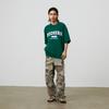 New MLB SS24 Set In Sleeve T Shirt Unisex Dark Green 3ARSV0143-07GND