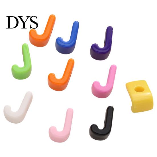 Брелок Буквы из Бусин 10 шт. DIY Акриловые Пузырчатые Бусины-Буквы, Разноцветные Большие для Легких Украшений, Поделок, Разделитель, Шарм-Подвеска, Ручная Работа