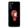 Рождественский чехол для телефона с Санта-Клаусом для Samsung Galaxy S24 S23 Ultra S22 S21 S20 FE 5G S10 S10E S9 Plus S8 Силиконовая черная крышка