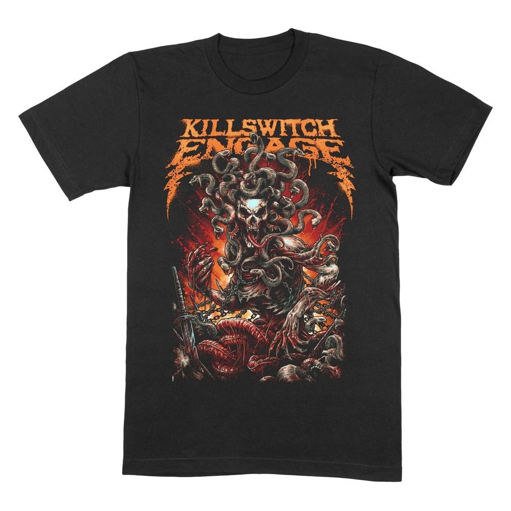 Футболка Killswitch Engage Medusa Black Размеры S-5XL Унисекс