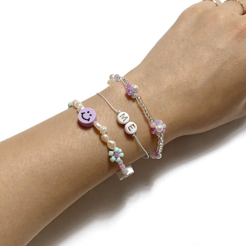 Sophiamor Shiny Flower Bracelet SET 3