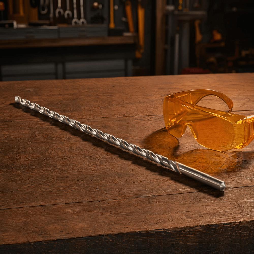 HSS Material Twist Drill Bit 300mm Total Length Extended Drill Bit Plastic Drilling