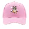Cute Leopard Bow Owl Sitting On Branch Sandwich Baseball Cap Unisex Women Sun Cap Outdoor Workouts Hat