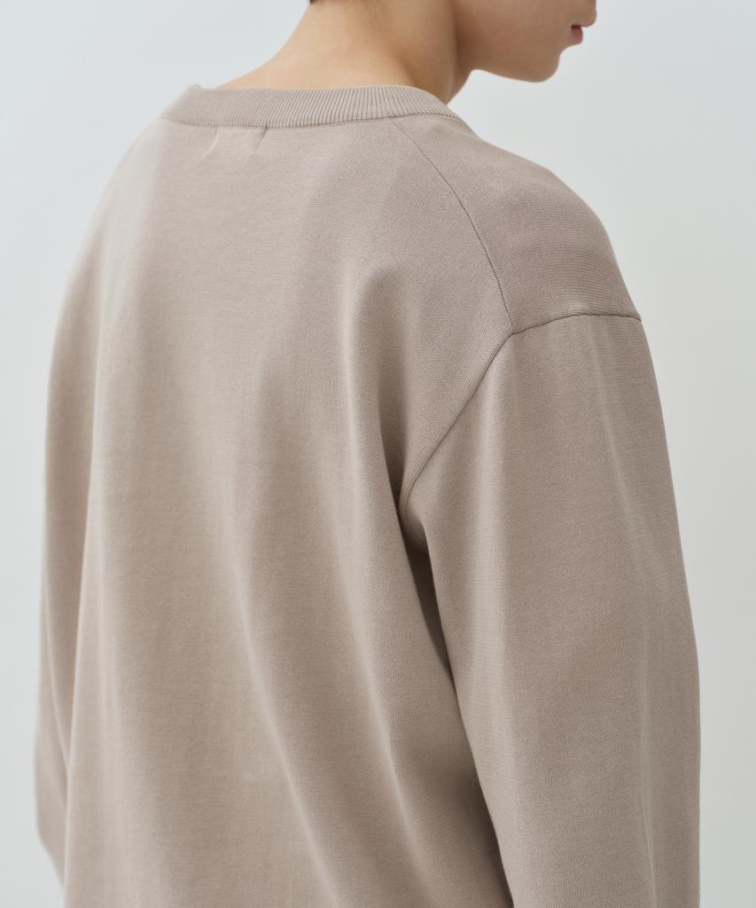 MUSINSA STANDARD Washable Supima Cotton V-Neck Knit [Mushroom]