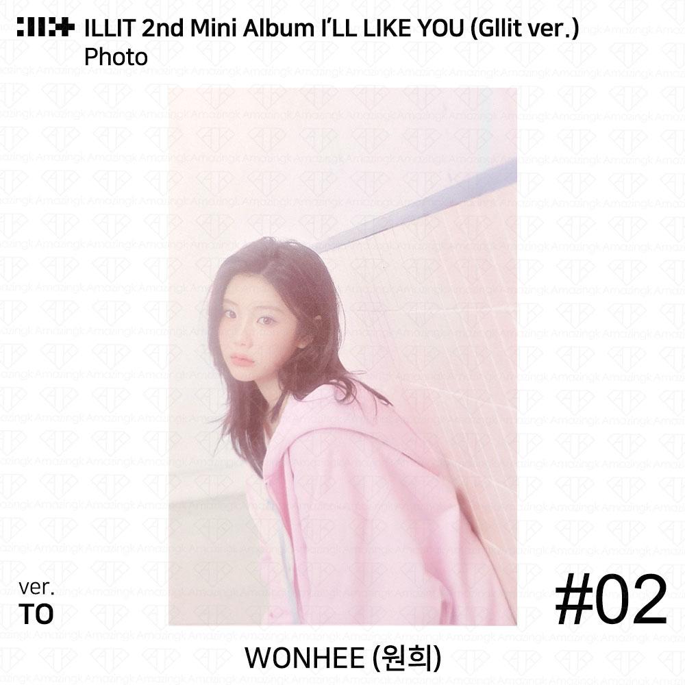 ILLIT 2-й мини-альбом I'LL LAKE YOU Gllit Ver To с фотокарточкой Between Photocard Photo