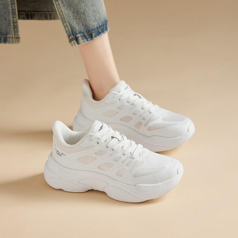 Augustine Platform Dad Shoes Women's 2025 New Summer Casual Lightweight Running Shoes Student Mesh Sports Shoes
