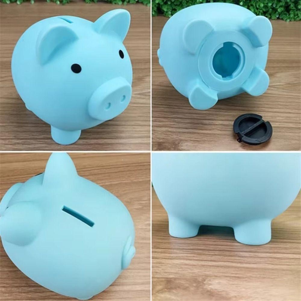 Pig Shape Money Box with Saving Money Goals Counter Money Saving Box  for Helps The Habit of Saving
