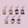 Летний повседневный стиль BTS Мультяшный брелок, Мультяшная фигурка Bangtan Boys Брелок, K-pop ARMY Фанаты Подвеска для сумки(Джин РМ Шуга Чимин Ви Джей-Хоуп Чонгук)