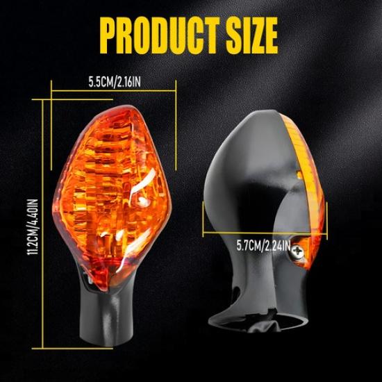 2X Turn Signal Light Front or Rear L+R Amber Fit Honda CMX300 CMX500 2017-