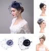Fashion Wedding Women Fascinator  Mesh Hat Ribbons And Feathers Party Hat