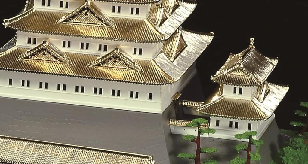 Знаменитый замок Doyusha Deluxe Gold Edo Castle Пластиковая модель 1/350 Япония DG-4