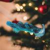 Christmas Tree Decorations 3D Simulation Peacock Decoration Artificial Feather Pendant for Gardens