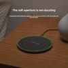Ультратонкая круглая 15 Вт индукционная быстрая беспроводная зарядная панель для телефона, быстрая зарядка, универсальная настольная беспроводная зарядная панель, подарки