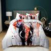 Boho Elephant Duvet Cover Set Bohemian Mandala Elephant Bedding Set Safari Animal Indian Exotic Queen King Polyester Quilt Cover