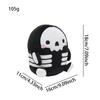 Kreepy Kuties Bony Plush Toy Cute Skeleton Ghost Stuffed Doll Soft Horror Character Plushie Halloween Decor Ornament Birthday Gift For Fans Collection