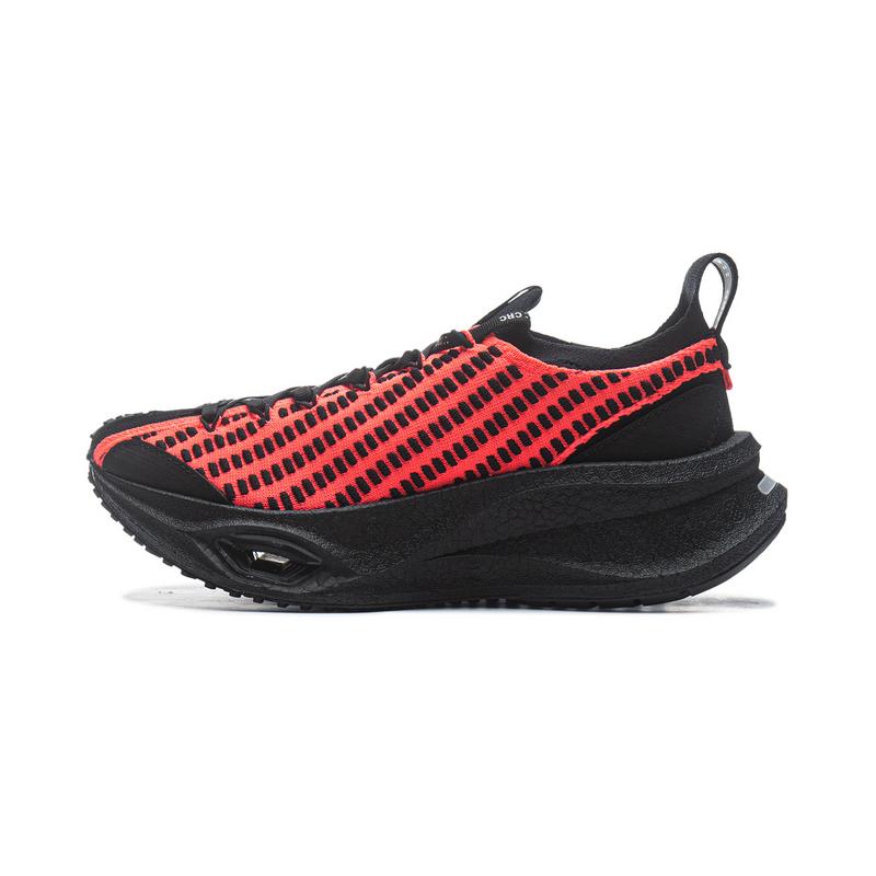 Li Ning Trendy Versatile Non-Slip Wear-Resistant Low-Top Casual Shoes Unisex Casual Shoes Red Black AZGU043-7