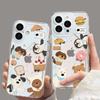 Suitable for Apple 16 Phone Case 15plus, Transparent 14 Silicone 13mini Protective Case 12promax