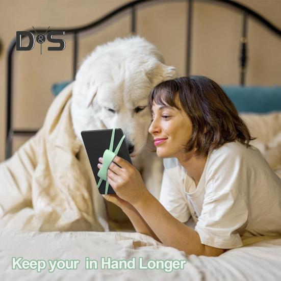 Силиконовый ремешок для планшетов Kindle, универсальный, высокоэластичный, безопасный, легкий, держатель для электронных книг, аксессуары Kindle