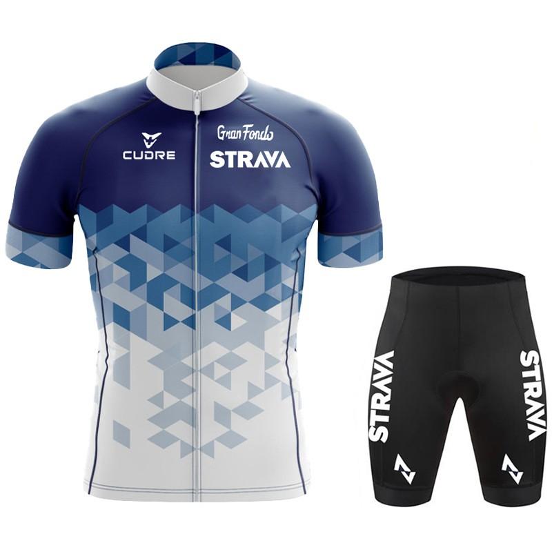 Mens Cycling Jersey Set Short Sleeve Breathable Performance Wear Road Racing