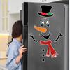 New Magnetic Christmas Snowman Magnetic Refrigerator Fridge Sticker Decoration