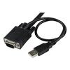 Commutateur KVM USB VGA À 2 Ports - STARTECH - Switch KVM - Alimenté Par USB - Noir