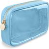 Transparent Nylon Makeup Bag Travel Bag Wash Bag Cosmetics Zipper Bag Makeup Storage Box Ladies and Girls