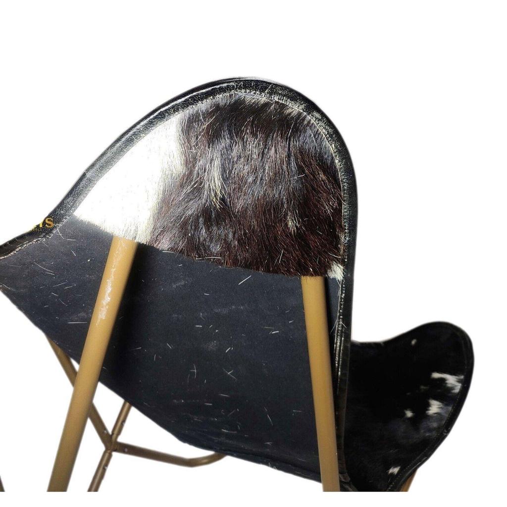 Butterfly Chair - Genuine Leather Office Chair, Handmade Relaxing Chair