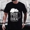 Men's T-shirts 2024 Fashion Beer DAY Graphic Y2k Clothing Male Drinking Party Streetwear Casual Short Sleeve Tees Oversized Tops