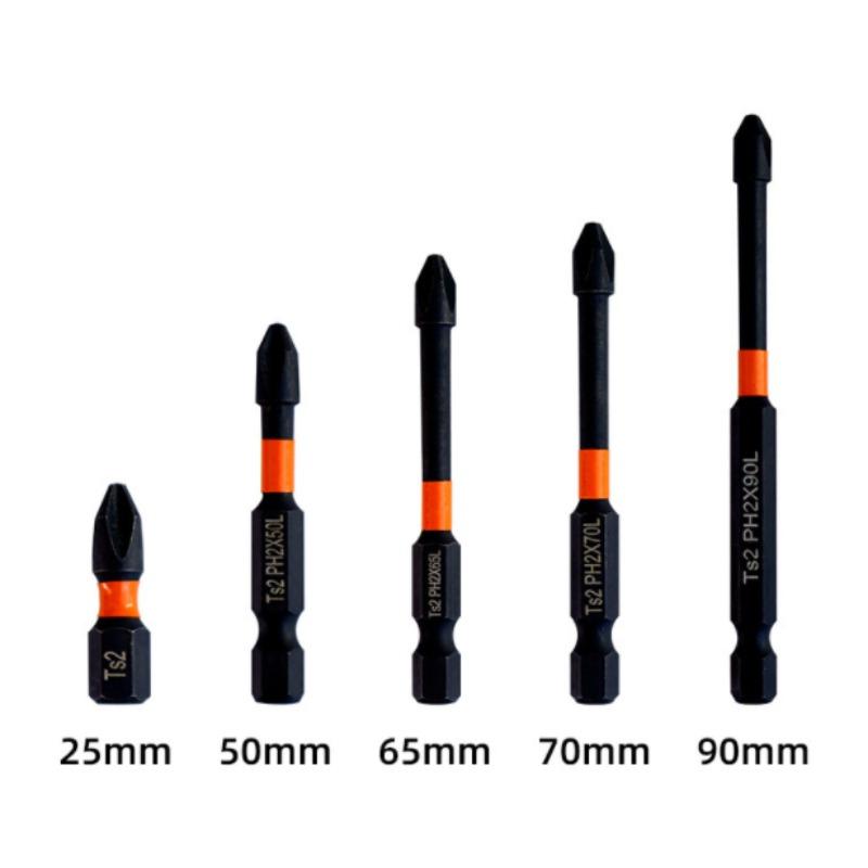 5 или 6 шт. Крестовая отвертка с сильной магнитной противоскользящей головкой высокой твердости, электрическая отвертка, удлиненная шестигранная электрическая дрель