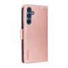 YIKATU YK-007 For Samsung Galaxy M35 5G Case Card Holder Litchi Texture Leather Phone Cover