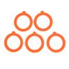 5Pcs Silicone Jar Gaskets Food Storege Jars Replacement Airtight Leak-Proof