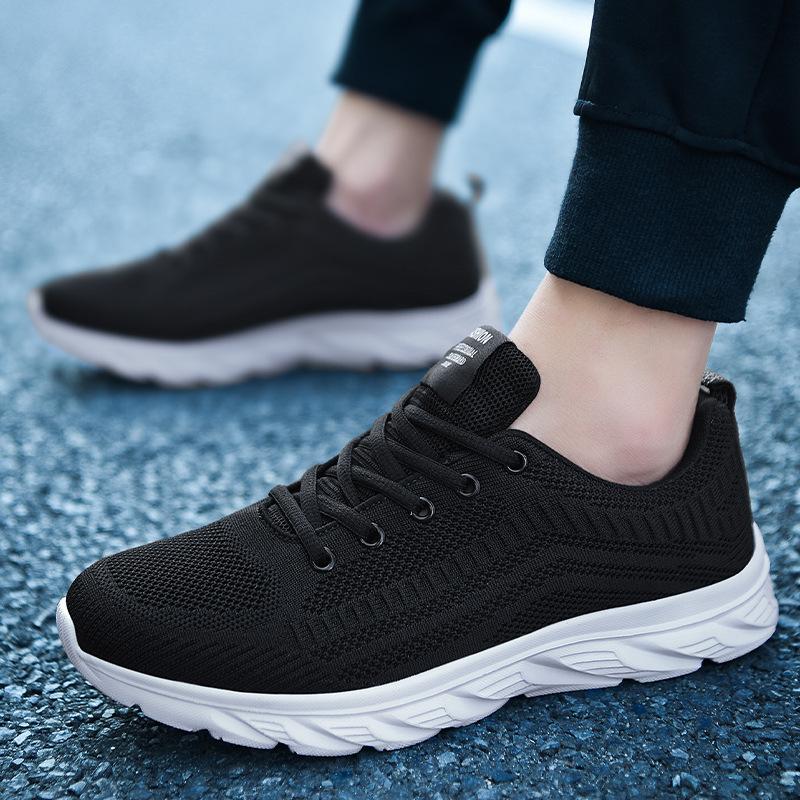 Fashion Sports Men Running Jogging Shoes Casual Sneakers Outdoor Lace Up Breathable Mesh Light Tennis Outdoor Walking Size
